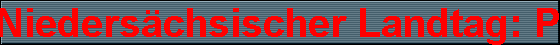Niederschsischer Landtag: Plenum